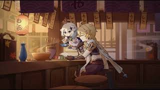 Aether/traveller and paimon live wallpaper from genshin impact #genshinimpact #genshin #paimon