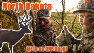 North Dakota Bowhunting - ALL In on ONE Buck