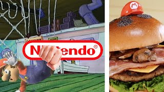 Mario gets turned into a Burger