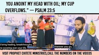  You anoint my head with oil; my cup overflows.” — Psalm 23:5