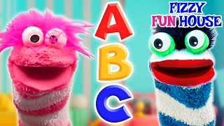 ABC Song | Fizzy & Phoebe Sing Nursery Rhymes | Fizzy Fun House Kids Songs