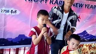 Saw Saw singing with Salween on 1 Jan 2017
