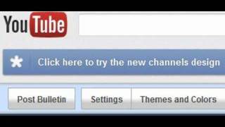 YouTube's new channel design