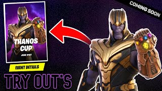 🔴 LIVE NEW *FREE* THANOS Cup Try outs | Tournament Info (Fortnite!)