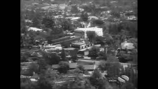 Arial view of The Beverly Hillbillies Mansion
