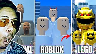 SKIBIDI TOILET ORIGINAL vs ROBLOX vs MINECRAFT vs LEGO ( ALL SKIBIDI TOILET EPISODES )