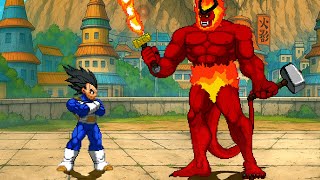Vegeta Vs. Surtur - The king of a Thousand Flames
