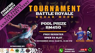 TOURNAMENT BATTLE ROYAL Y3K FAMILY SEMPENA ANNIVERSARY YANG PERTAMA