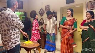 Vinodhini serial cake cutting #cake #vinodhini #arthika 