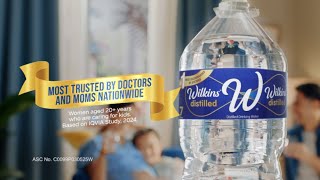 Wilkins Distilled. Trusted Water For Your Family.