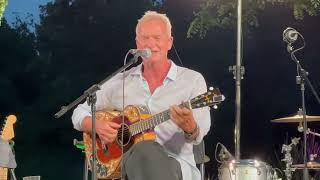 Sting - Message in a Bottle (live at Il Palagio) HD 1080p