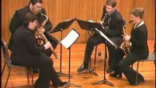 NDSU Saxophone Quartet- Howling at the Moon I- Wailing