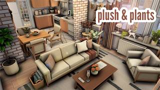 plush & plants \\ The Sims 4 CC speed build