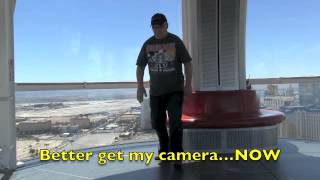 Kid tries not once but TWICE to knock camera over