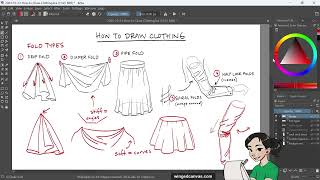 How to Draw Clothing LIKE A PRO in Just 1 Hour! ✨ Workshop w/ Fei | XPPen × Winged Canvas