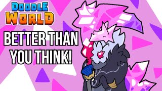 Enchanted Sapphire Somberock is INSANE in pvp! Doodle World PvP