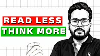 Dr. Saurav Suman shares 3 golden rules – Read Less, Think More for exam success! #motivation #video