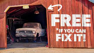 If you fix this barn find, YOU KEEP IT