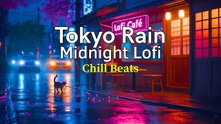 Rainy Tokyo Lofi 🌧️ | Midnight Beats & Vending Machine Glow for Deep Focus & Chill