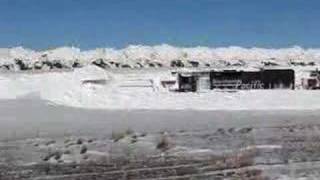 Train Snow Plow Getting Stuck