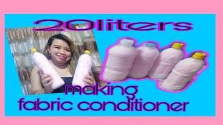 Bashvlog43:how to make a fabric conditioner/negosyong idea step by step