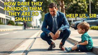 Millionaire Sees Twins Being Left at a Shelter and Crying for Help – The Truth Left Him Speechless