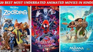 20 BEST Most Underrated Animated Movies in Hindi | Data Waar | Best Hollywood Animated Movies List |