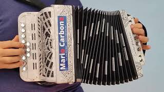 2 e 4 Bassi -  BELLA BELINDA - Brano con Base - Accordion diatonic organetto - - Pretty Belinda  -