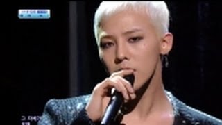 [G-DRAGON] -GD Black (feat. Jennie Kim) @ popular song inkigayo 131013