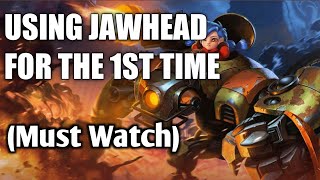 I USED JAWHEAD FOR THE FIRST TIME | THROW ALL YOU CAN😂| MLBB 2020