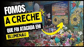 Fomos a creche que foi atacada em Blumenau. Nossa véspera de Páscoa passeando com as crianças.
