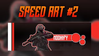 Speed Art #2 | Simple BO2 Banner | @Modxify_