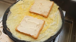 Tasty Mayonnaise Bread Omlette | Chennai Street Food