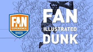 Illustrated match animation by Chicago Bulls Fans