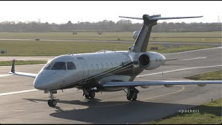 Embraer Legacy 500 9H-RFX - Take off - Gloucestershire Airport