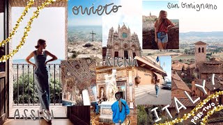 italy travel diary pt.2: the hill towns!! (orvieto, assisi, siena, san gimignano, and monteriggioni)
