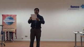 Dunes Toastmasters Meeting#233 Trivia Master TM Sreeraj