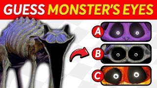 Guess The Monsters Eyes | Poppy Playtime Chapter 3 🐈‍⬛ Catnap Monster 😺 Dog Day 🐶 Smiling Critters