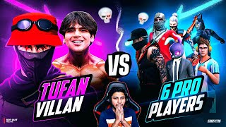 CAN 2 LEGENDS SAVE NONSTOP GAMING MONEY💸❓| TUFAN & VILLAN VS 6 PLAYERS🥶