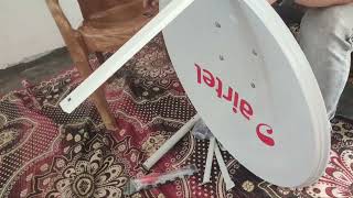 Airtel digital Tv dish antana full installation 📡 Airtel dish antana installation setup 2024