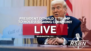 LIVE REPLAY: President Trump Participates in a Bill Signing Ceremony in the Oval Office - 01/14/26
