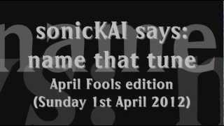 Results to sonicKAI says: name that tune (1st April 2012)