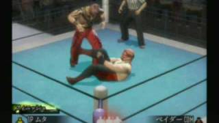 Wrestle Kingdom 2 (Ps2 JPN) - Great Muta vs Vader Part 2