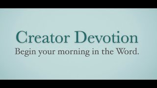 Creator Devotion February 5 2026