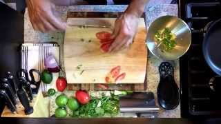 Fish tacos w talapia and spicy slaw