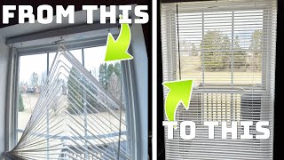 How to Install Mainstays Mini Blinds from Walmart