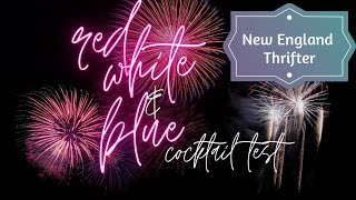 Trying red, white and blue cocktail! 🍸🍹🍸