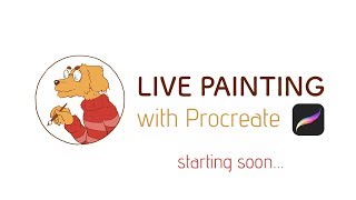 LIVE painting in Procreate
