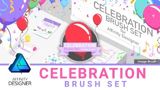 Affinity Designer Celebration Brush Set