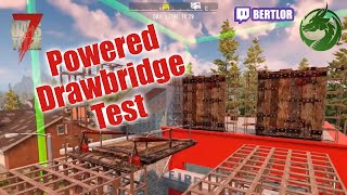 7D2D A19.3 - Powered Drawbridge Test